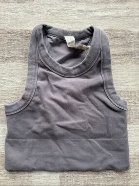 ALO Deal 🔥 - SEAMLESS DELIGHT HIGH NECK Bra- Light Gray/fog